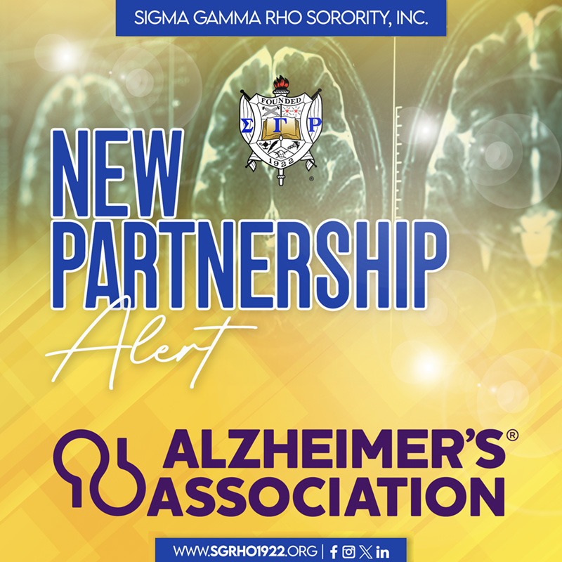 Azheimer's Association Sigma Gamma Rho Partnership