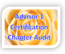 Advisor Certification 1 - Chapter Audit