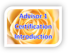 Advisor Certification 1 - Introduction