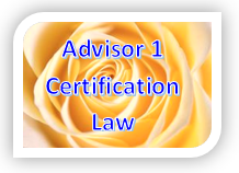 Advisor Certification 1 Sigma Law 101
